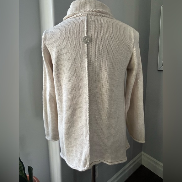 PURE Handknit Canada sweater cream size xs/s - Picture 3 of 6